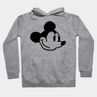 Steamboat Willie Portrait Cute Smiling Mouse Hoodie